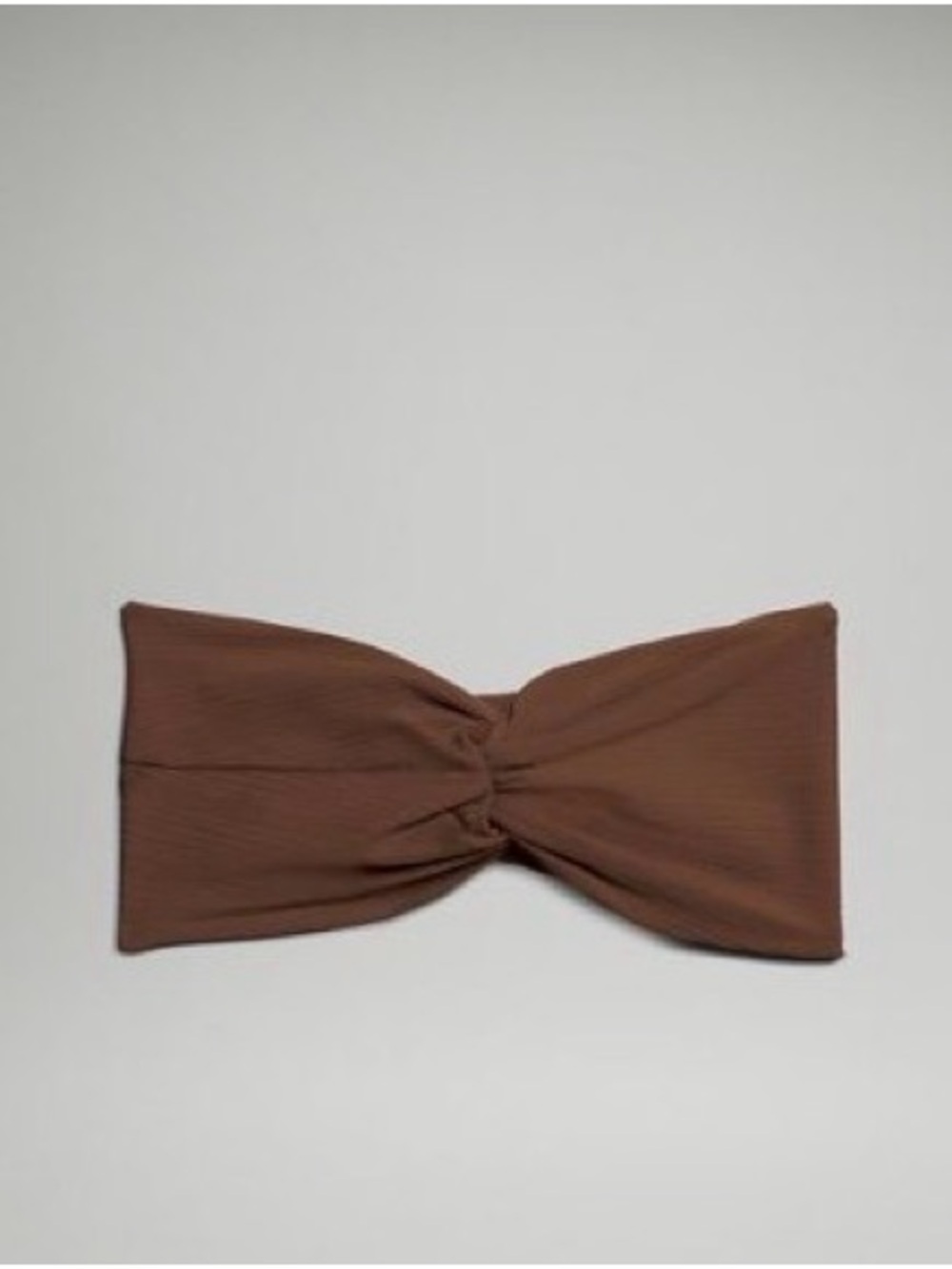 lululemon Ribbed Nulu Twist-Front Headband (NWOT) Java 🤎